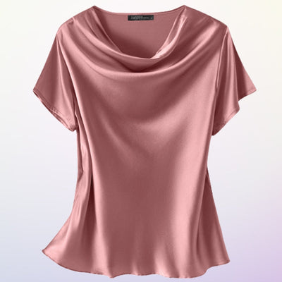 Sorelia™ | Casual Short Sleeve Blouse With O Neck