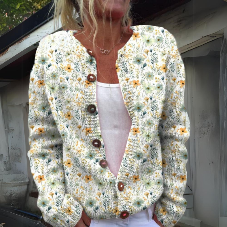 Bloom™ | Cardigan With Floral Print