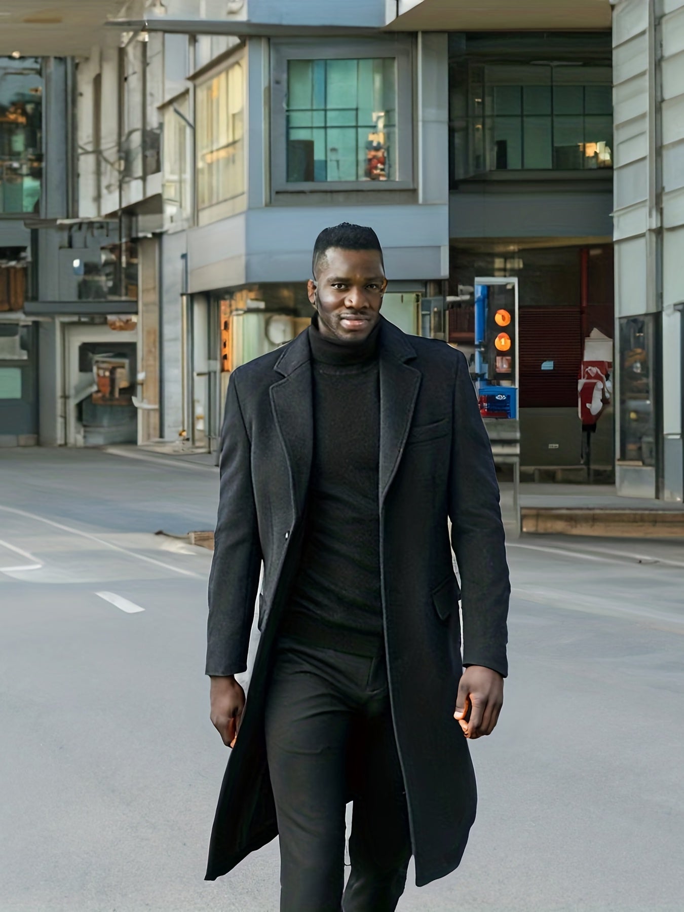 Zarek | Long Coat Tweed Jacket