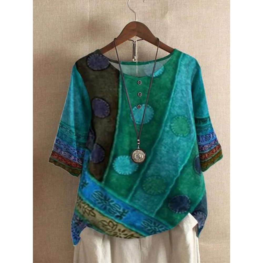 Nysera | Colourful Bohemian Top