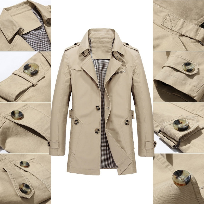 HALE™ | MEN'S BUSINESS WIND JACKET LONG JACKET
