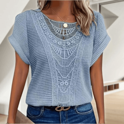 Rowena™ | Elegant Ibiza-style blouse