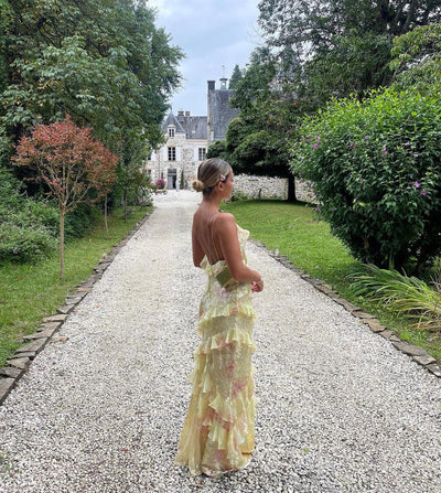 Vienna™ | Ruffle Maxi Dress Graceful & Romantic