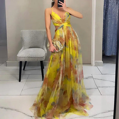Zinnia™ | Enchanting Maxi Dress with Floral Print