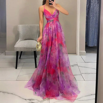 Zinnia™ | Enchanting Maxi Dress with Floral Print