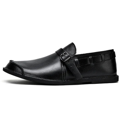 Kove™ | Buckled Vegan Leather Loafers