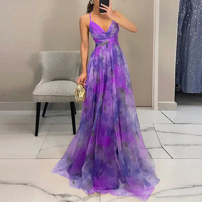 Zinnia™ | Enchanting Maxi Dress with Floral Print