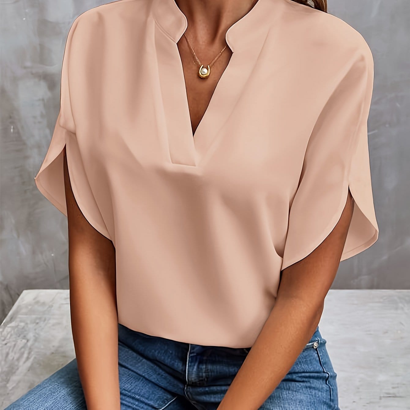 Cassia™ | Draped Blouse