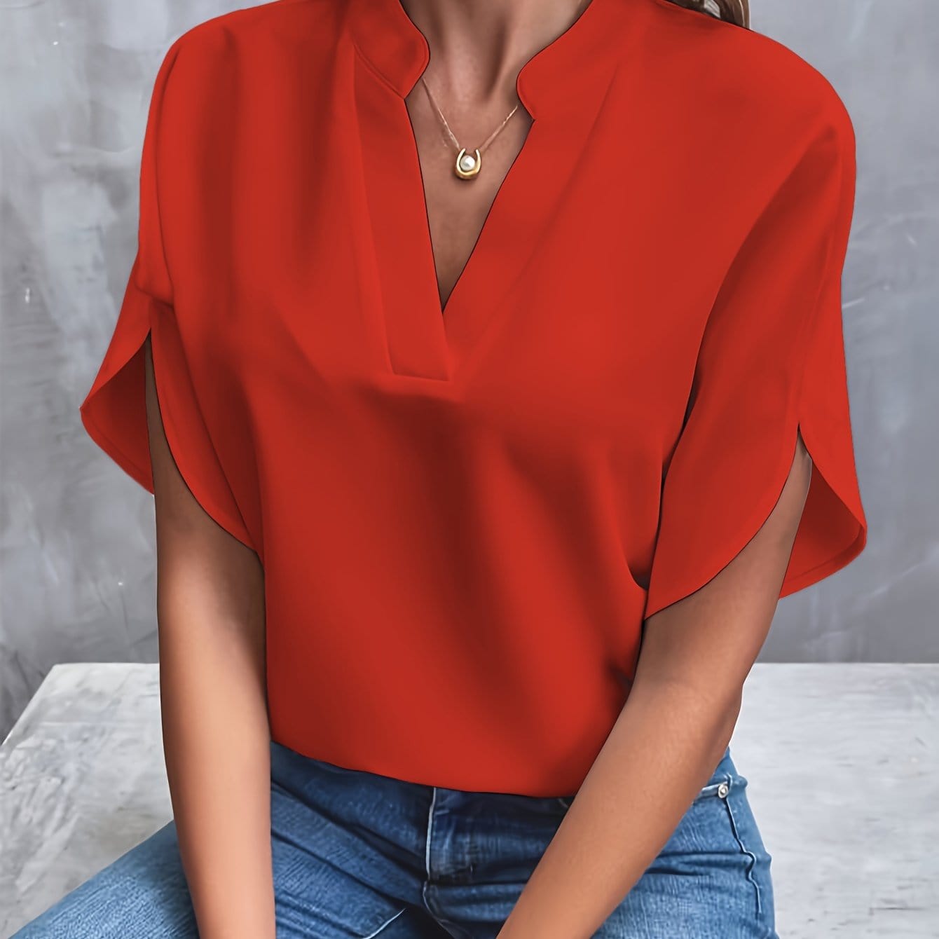 Cassia™ | Draped Blouse