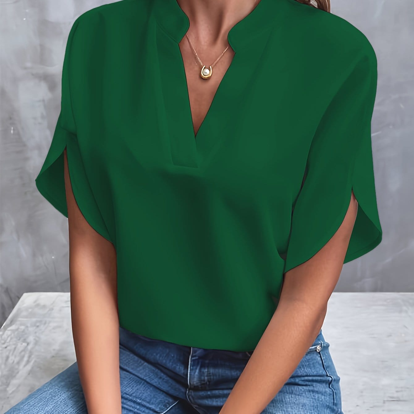 Cassia™ | Draped Blouse
