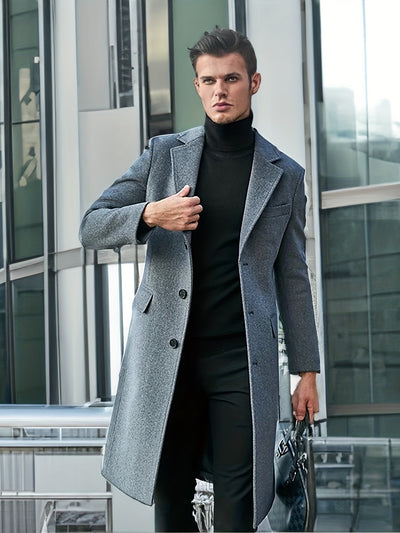Zarek | Long Coat Tweed Jacket