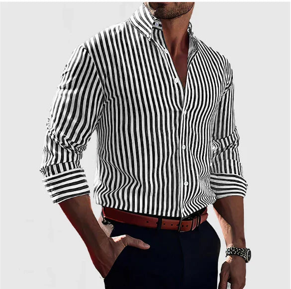 Theron™ | Confidence Striped Shirt