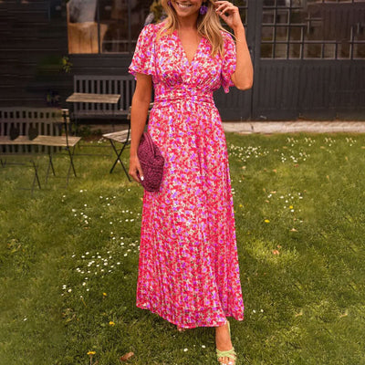 Seraphine™ | Classic V-Neck Dress